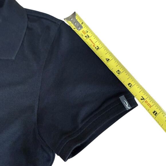 KJUS Golf Sample Polo Shirt S Black S/S Athleisure Athletic UPF 50+ Sports - Picture 8 of 9